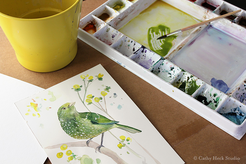 Painterly Birds: A New Spring Collection for Pottery Barn | Wonder & Make